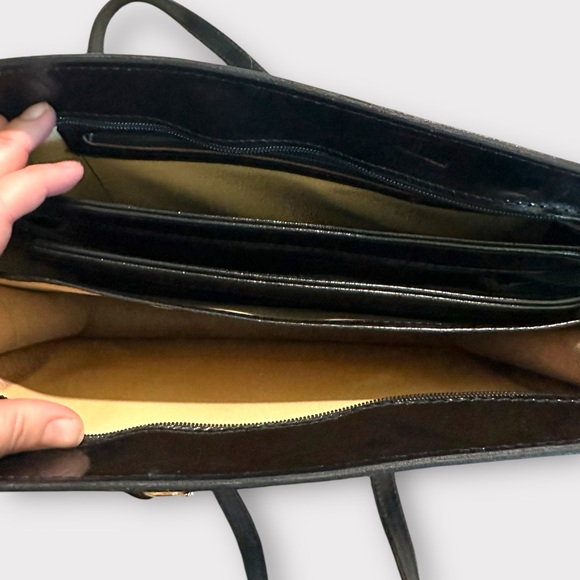 Vintage Office siren briefcase bag with 4 compartments and 2 zipper pockets. - Picture 3 of 5